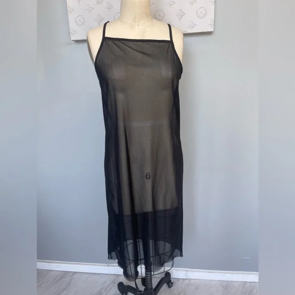 & Other Stories | Dresses | Black Sheer Slip Dress Other Stories | Poshmark
